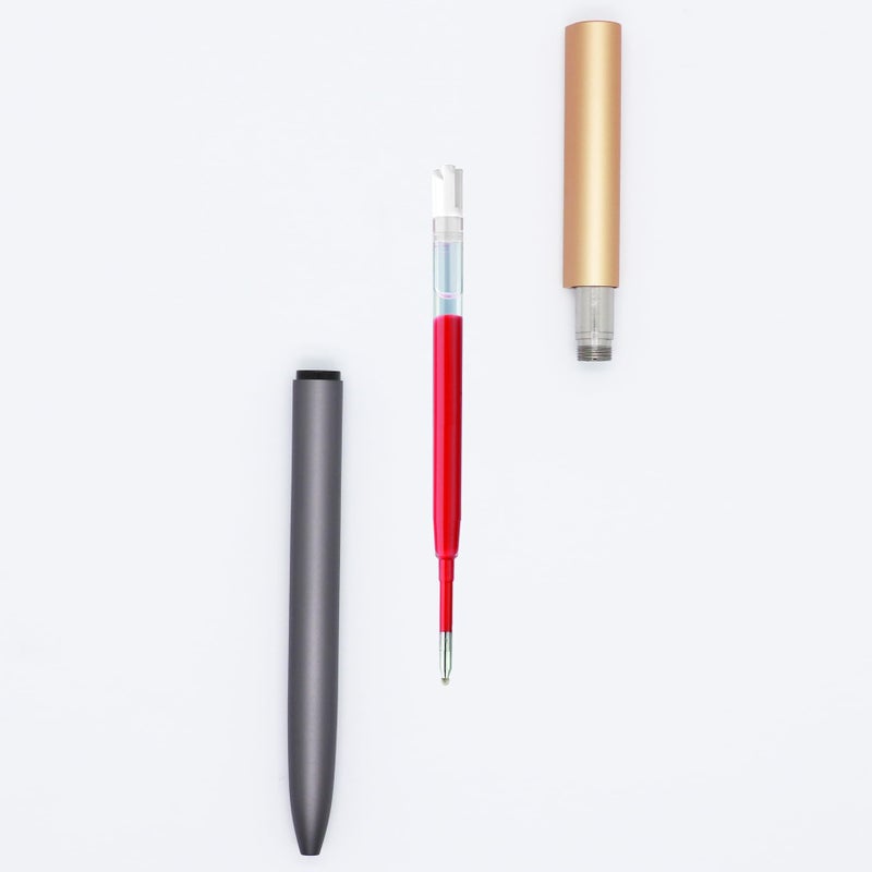 DunBong G2 Gel Ink Pen Refills, for Retractable Gel Pens, 0.5mm Fine Point, Pack of 5 (Red) - Image 3